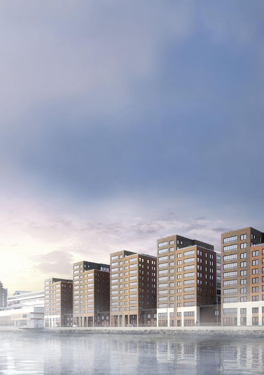 Om Kajplats Kvarnholmen 3 Längs Kvarnholmens norra kaj bygger nu JM det tredje kvarteret med det fantastiska läget mot Djurgården samt stadens silhuetter i väster.