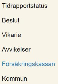Här kan du också skapa FK räkning samt skapa flera FK-rapporter på samma gång. Assistenter som har godkänt internt listas inte i denna rapport. Du kan filtrera på Alla kunder eller en kund för sig.