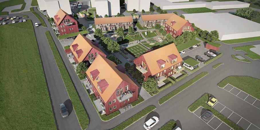 Below is an illustration of the area. Figure 1, Illustration of the area New Särö EKSTA has been given the task to design and install an energy efficient 3GDH solution.