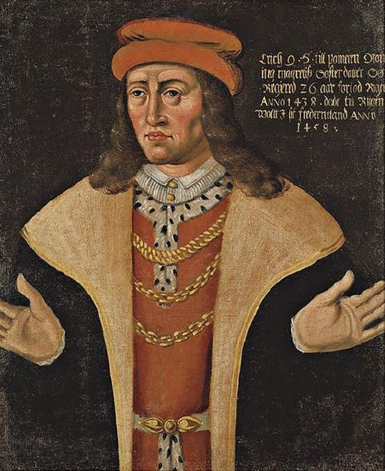 Erik av Pommern kung över Nordens riken I Kalmar 1397 kröntes drottning Margaretas fosterson med uppgift att fullfölja hennes eget politiska storverk den nordiska tre-riksunionen.