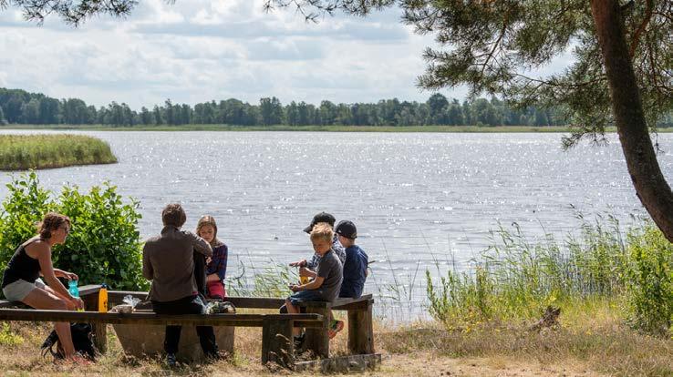 Just naturens stora värde för friluftslivet är motivet till många av naturreservaten i Vänern.