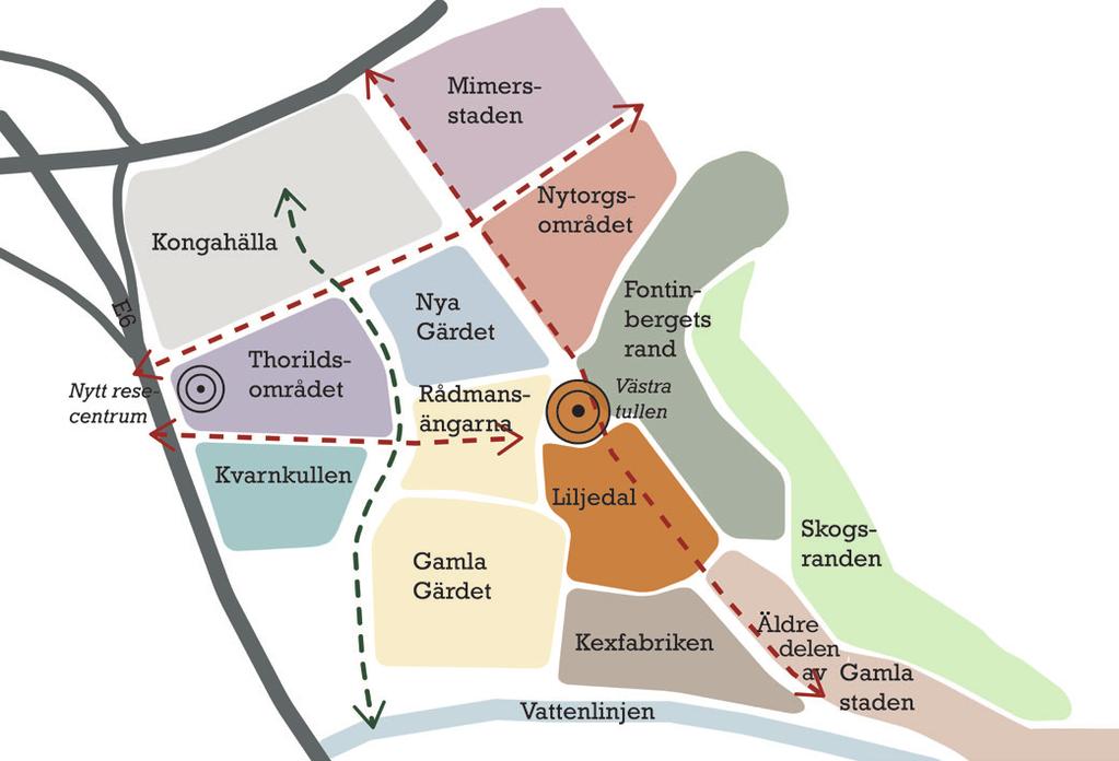 2.1 EN STADSKÄRNA I FÖRÄNDRING Kungälvs stadskärna står inför stora förändringar och går nu in i en ny expansiv fas.