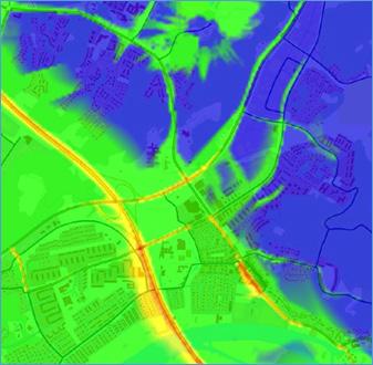 MILJÖFAKTORER Luftkvalitet Kommunen arbetar i sin planering för Nytorgstaden för bättre kollektivtrafiklösningar och andra alternativ för att lokalt minska påverkan från fordonstrafiken.