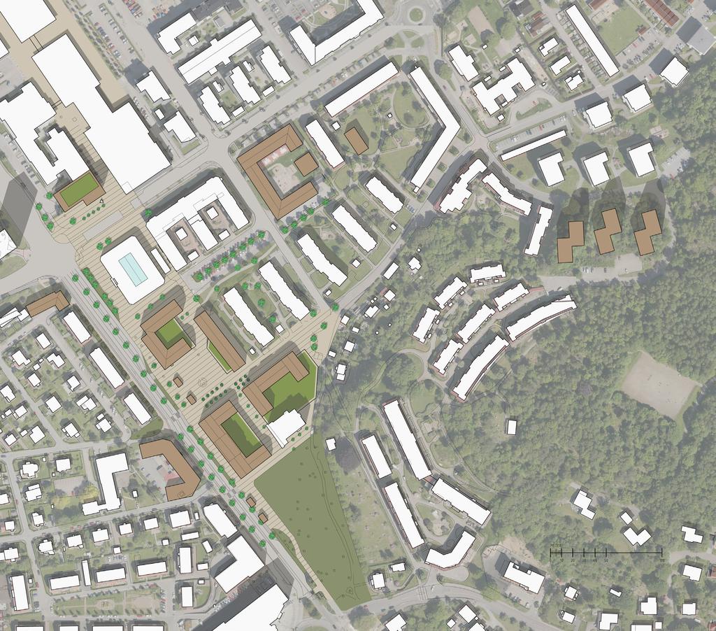 3.1 MÖJLIG UTVECKLING AV NYTORGSTADEN VÄRDEN NYTORGSTADEN Nytorgstadens struktur ska komma att bygga på tre byggstenar.