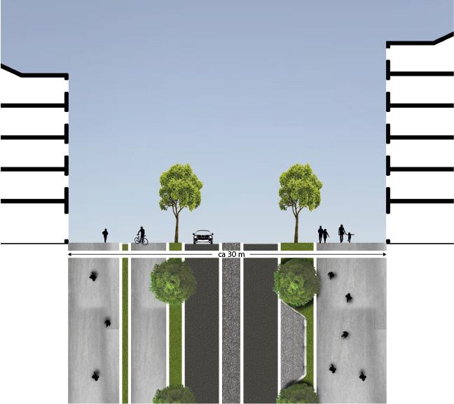 En högre andel av gående och cyklande i stadskärnan är en förutsättning för att kunna skapa en attraktivare stadsmiljö, men även för att minska energianvändning och utsläpp till en hållbar nivå,