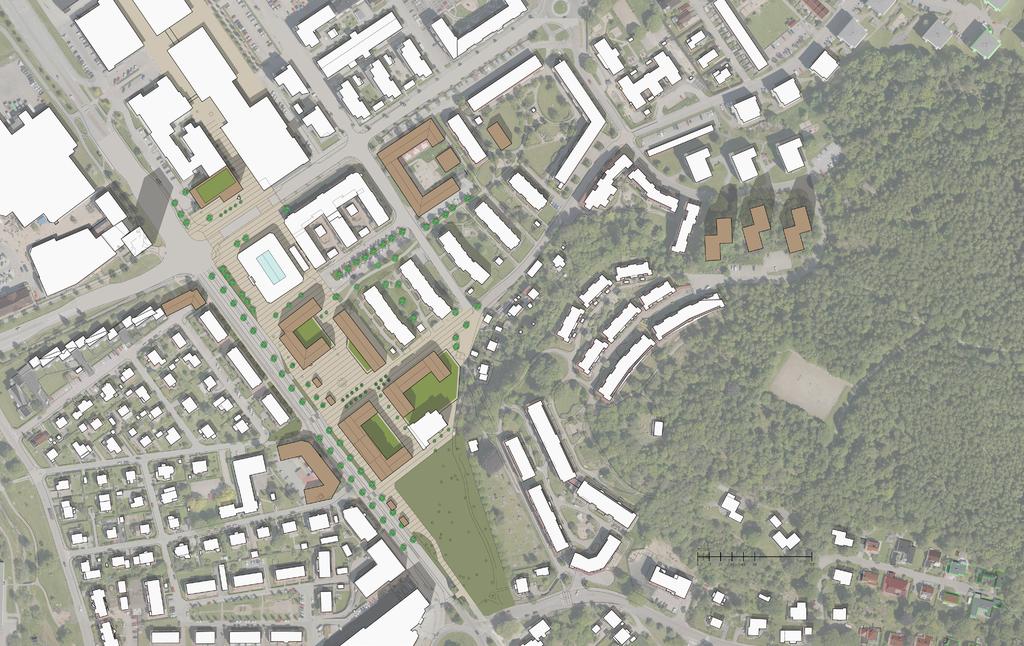 PLANFÖRSLAG SAMMANFATTNING för Kungälv och regionen. Busstorget har därmed stor potential och utgör motor för hela områdets utveckling.