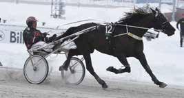 Håkan körde ett perfekt smyglopp från femte utvändigt och med ryggar fram till upploppet blåste Allaballakaitoz förbi alla sina konkurrenter. Segertid 16,4a/2140.