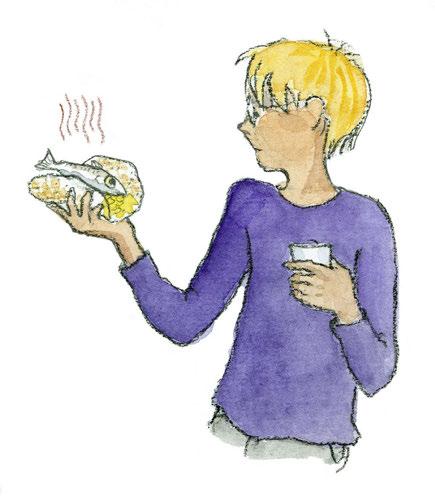 Surströmming och häxor i Ångermanland Åt vilket väderstreck åkte familjen när de lämnade Umeå? Ringa in rätt väderstreck.