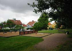 Förutsättningar 04 Hus i park staden Villa staden Gångstig i