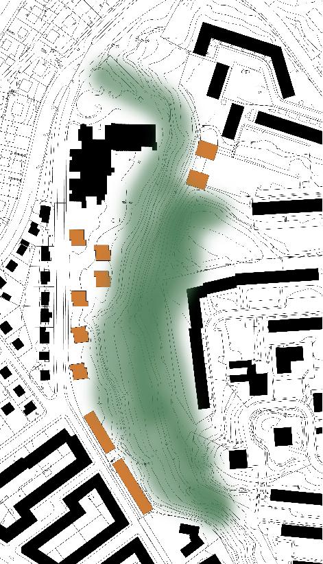Förslag till ny bebyggelse 05 Efterfrågan på bostäder i centrala och halvcentrala lägen i Göteborg är mycket stor och det är viktigt att hitta områden där den befintliga bebyggelsen kan kompletteras
