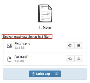 FLOWhandin Här följer den viktigaste informationen för flow-typen FLOWhandin. 1. Du laddar upp din uppgift genom välja Paper.