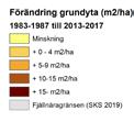 Även i denna figur kan effekterna av stormarna ses då ökningstakten i