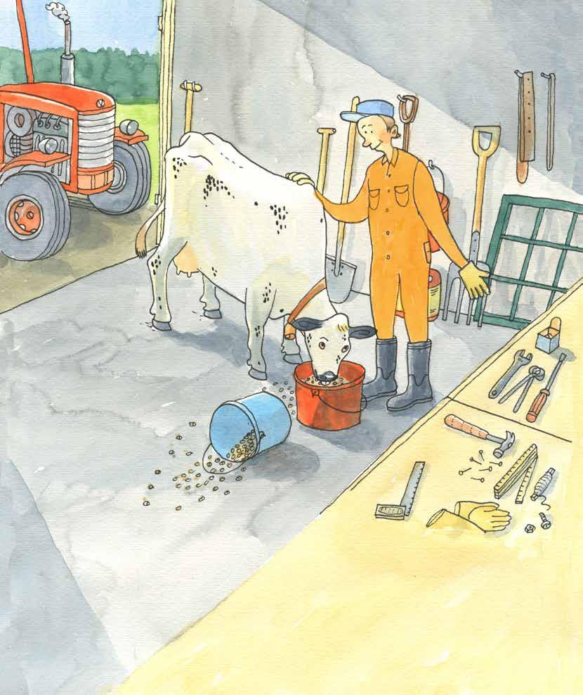Du är då otrolig, sa husse, jag förstår inte hur du kunde komma in. Jag vet att jag låste. Men det var ju inte så svårt. Jag är väl inte dum.