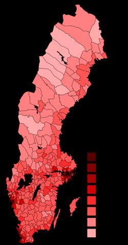 SVERIGE Sverige = ca 500 000 km 2 Cirka 22 invånare/ km 2 80% av svenskarna söder om Uppsala.