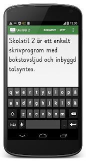 Då kan man skriva sin text först och lyssna om den låter korrekt eller behöver ändras, innan man delar texten till en annan app och skickar den som ett sms eller mail.