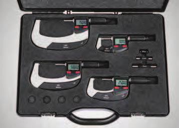 Micromar 40 EWRi Digital bygelmikrometer med Integrated Wireless 2590 SEK Best-nr 4157100 MarConnect integrated wireless IP65 ABS Funktioner: RESET (nollställning av display), ABS (displayen kan
