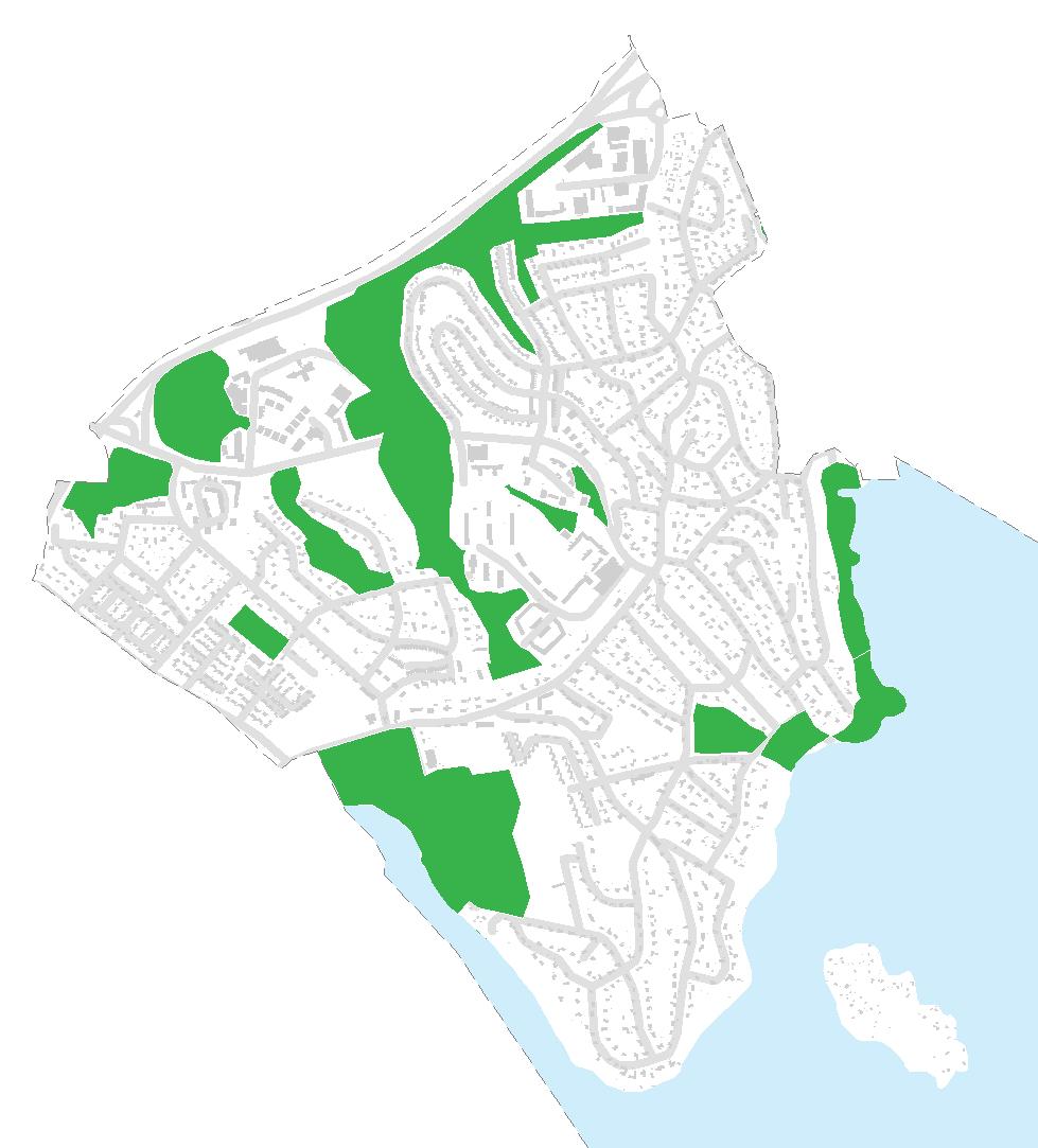 NÄSBYPARK CENTRALPARKEN CENTRALPARKEN Centralparken uppskattas för sina stora fria ytor, planteringar och kolonilotter.