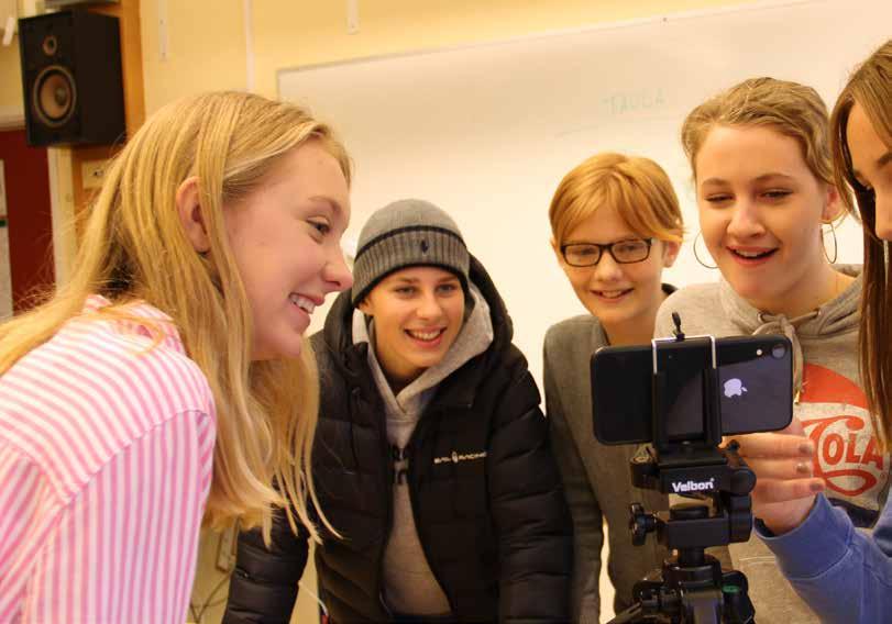 Sjundeklassarnas projekt Filmrally går ut på att eleverna ska skapa en egen film.