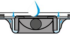 21. Normal vattennivå. 22. En dålig luftning av avloppsröret kan medföra att vattnet sugs ut ur vattenlåset.