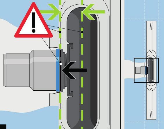 Applicera LIP kakellim på golv och vägg och fäst installationsblocket på önskad plats.