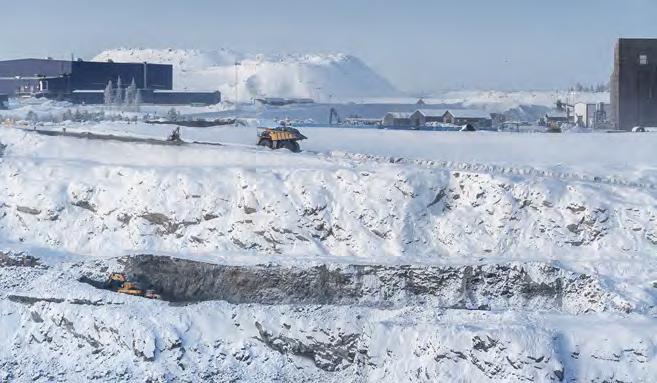 VERKSAMHET OCH PÅVERKAN VÅRA GRUVOR LKAB bryter järnmalm på tre verksamhetsorter. I Kiruna och Malmberget sker gruvbrytningen under jord på mer än 1 000 meters djup.