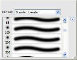 Sidan 4 av 5 Luddig ram kring en bild Övn 6 Tryck det övre verktygsfältets listrutepil för penselsymbol.