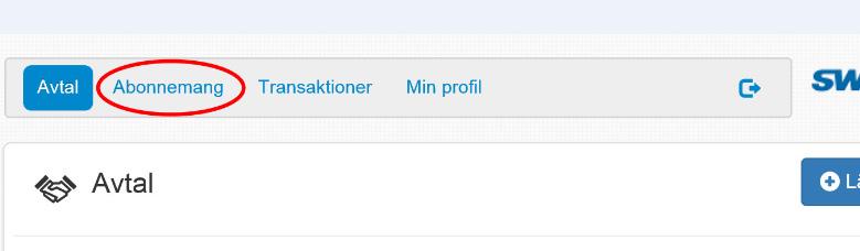 10. Nu ska du teckna själva abonnemanget klicka på abonnemang 1.