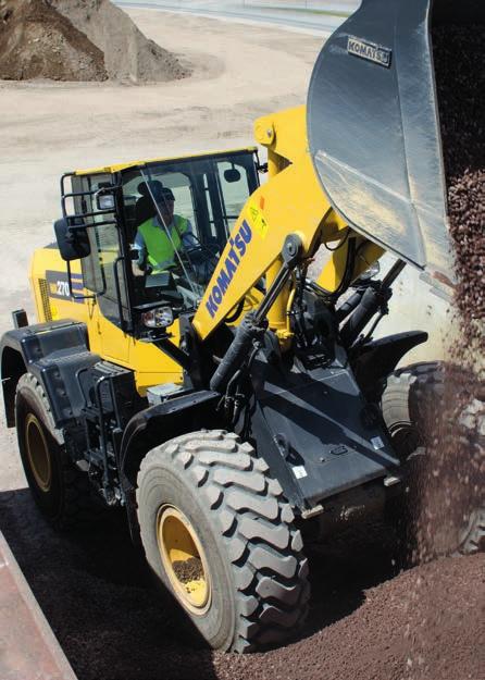 Kvalitet du kan lita på Konstruerad och tillverkad av Komatsu Motorn, hydrauliken, drivaggregatet, främre och bakre axlarna är originalkomponenter från Komatsu.