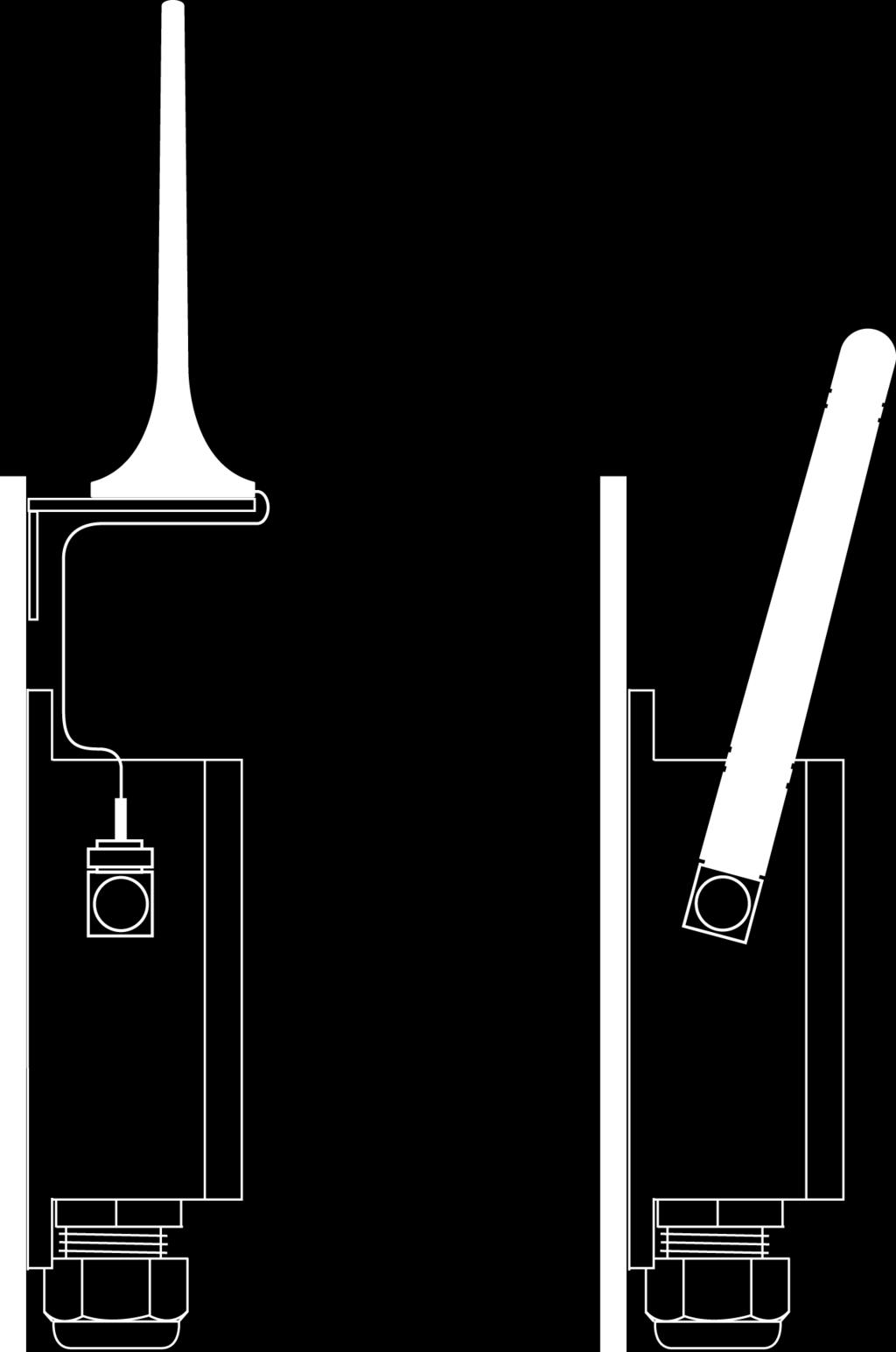 Kapitel 3:PRODUKTSIDOR KAPITEL 3:PRODUKTSIDOR ANTENN OBS! För bästa effekt: placera antennen fritt från andra metallföremål, t. ex. metallbjälkar, högspänningskablar eller andra antenner. OBS! För bästa effekt: placera antennerna så långt ifrån varandra som möjligt.