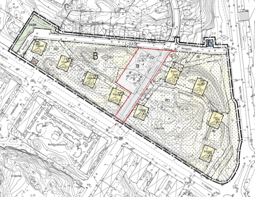 Detaljplaner Inom huvuddelen av planområdet gäller detaljplan C 277 från 1992 som anger användning bostad.