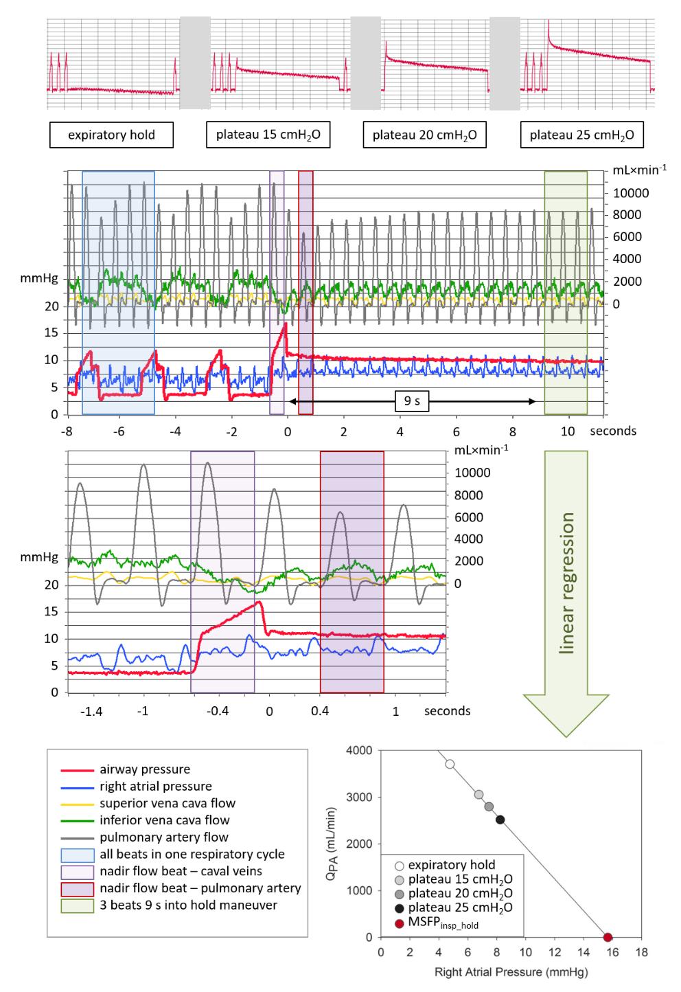Mean systemic filling pressure Figure 18 A series of airway pressure maneuvers.