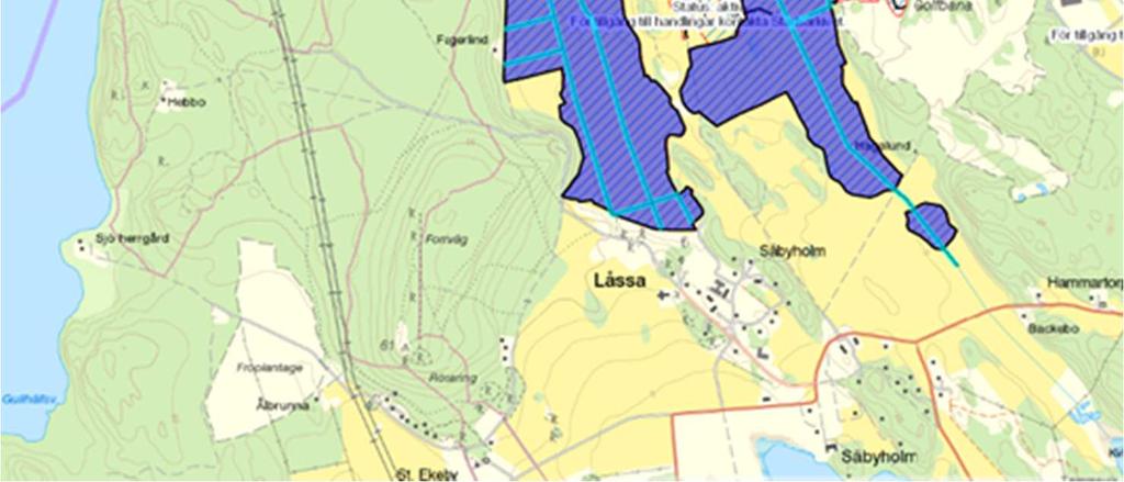 Dagvatten nordväst därom avrinner mot åkermark i norr, avrinningsområde 1 enligt bilaga 1.