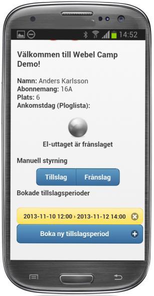 Motorvärmarstyrning Direktstart Välj tillslagstid Klicka för att ändra tid Klicka på Motorvärmarstyrning för att värma din bil.