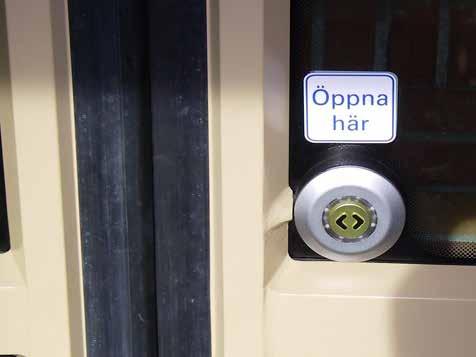 Interiöra dekaler MB-modul, dörrsida: Ingång 4