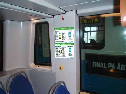 Håll kortet mot kortläsaren. 6. Håll kortet mot kortläsaren igen. Byte? Upprepa steg 1, 5 och 6 på nästa fordon. När du reser med kontoladdning betalar du för antal kilometer eller antal zoner.