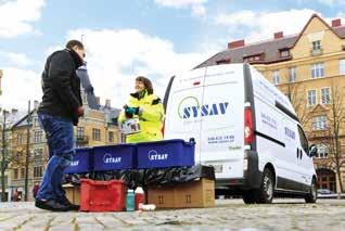 FYRFACKSKÄRL Om ert koloniområde har egna kärl kommer det gröna och bruna kärlet bytas ut mot två fyrfackskärl med full källsortering. Utbytet startar i maj och håller på fram till november.