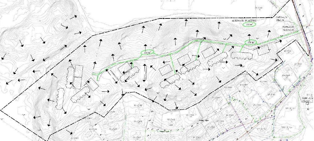 Vägar, Va-anläggningar, etc. Anläggningar på allmän plats bekostas av kommunen. Anslutningar till dessa samt anläggningar på kvartersmark bekostas av exploatören.