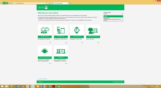 Gå till https://wa.arc.doro.com 2. a.