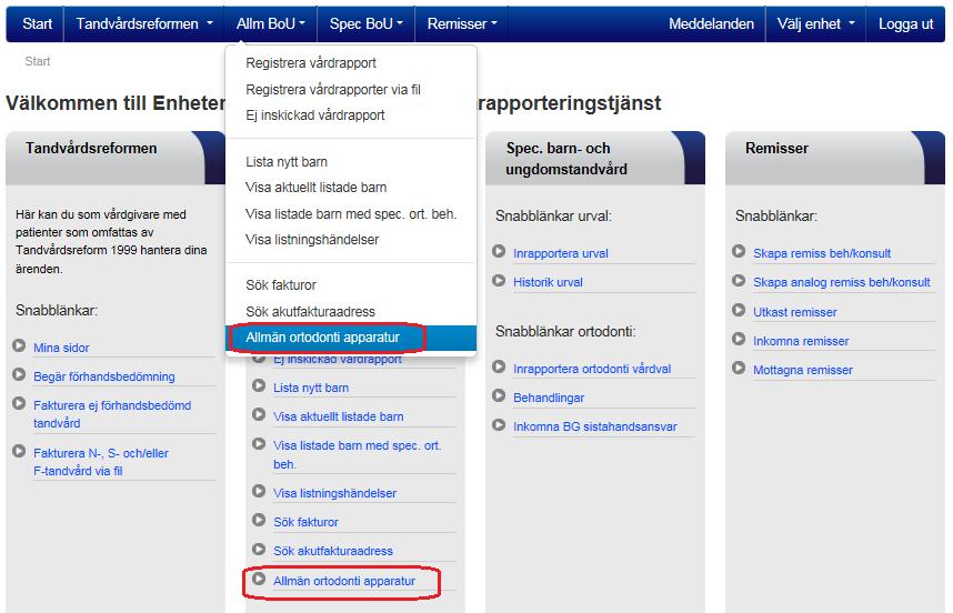 29 (32) 10 Fakturering av ortodonti inom allm. barn- och ungdomstandvård 10.