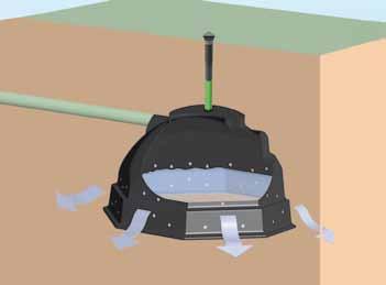 IGLU - Infiltrering Iglu är det professionella systemet för infiltrering av biologiskt behandlat avloppsvatten En översikt över alla fördelar Mycket bra fördelning Bra alternativ för kontroll (manhål