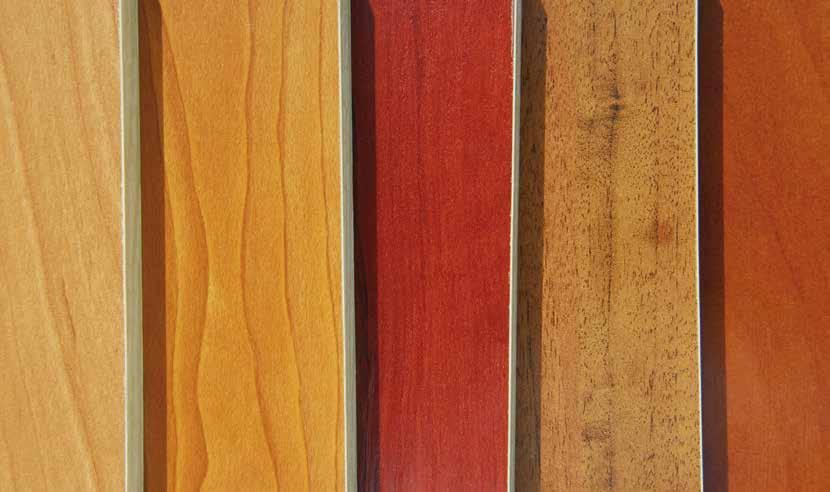 WoodPrint förbättrar och förhöjer dina ytor WoodPrint teknologi Sherwin-Williams WoodPrint teknologi ger skivmaterial och enklare faner en övertygande känsla av gediget trä.