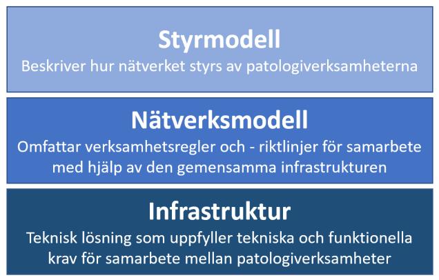 6.3 Innebörden av ett nätverk De patologiverksamheter som deltar och samarbetar med varandra bildar ett nätverk, vilket är en organisatorisk samarbetsform som är lösare och föränderlig över tiden.