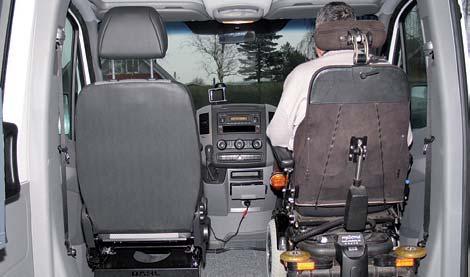 rullstolsvikt på över 200 kg + en passagerare, under förutsättning att säkerhetsselen monteras