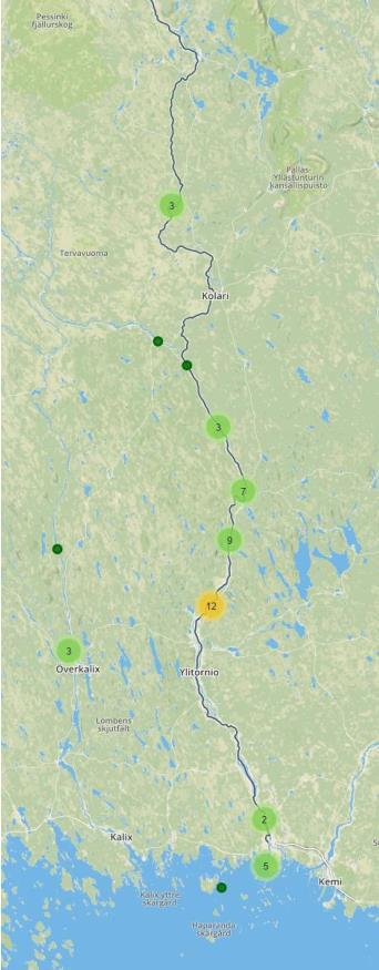 SITUATIONEN I SVENSKA VATTENSYSTEM 2018 Torneälven Vattentemp?