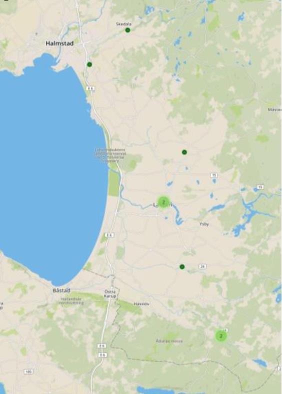 SITUATIONEN I SVENSKA VATTENSYSTEM 2018 Lagan Hög temp under sommaren