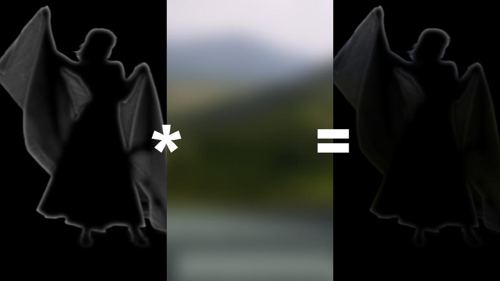 på light wrap-effekten. Figur 4.14 illustrerar edge matten, bakgrunden och den resulterande light wrap-effekten.