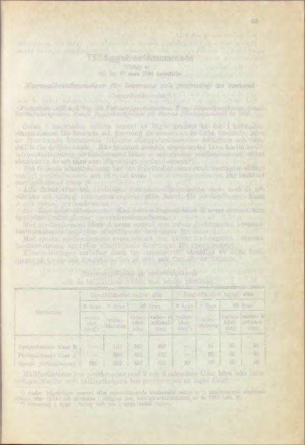 43 Tilläggsbestämmelser (Tillägg nr 1) till den 27 mars 1924 fastställda JVormalbestämmelser för leverans och provning av cement (Cementbestämmelser). Fastställda av Kungl.