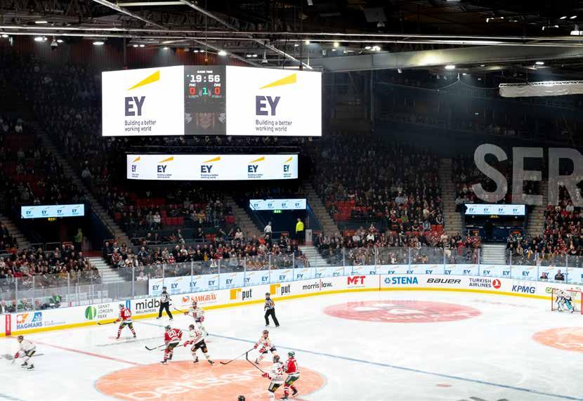 EVENT HOCKEYKVÄLL Under den här helkvällen blir du och dina gäster väl omhändertagna från början till slut från entréögonblick till matchslut.