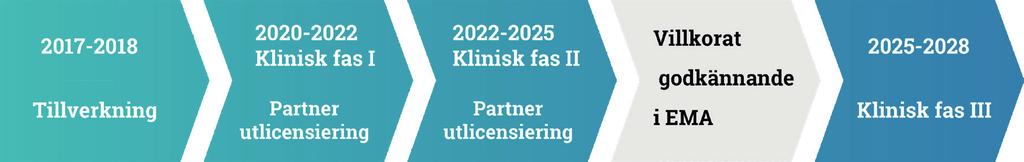 1.2 GENOMFÖRDA STUDIER Ett prekliniskt paket med studier på kaniner och råttor har genomförts som en del av utvecklingen av Temodex.