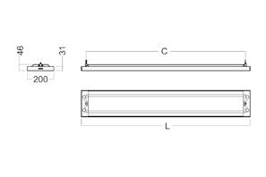 C20-P4 LED Glamox C20-P4 är extremt funktionell som arbetsplatsbelysning i kontors-och utbildningslokaler.